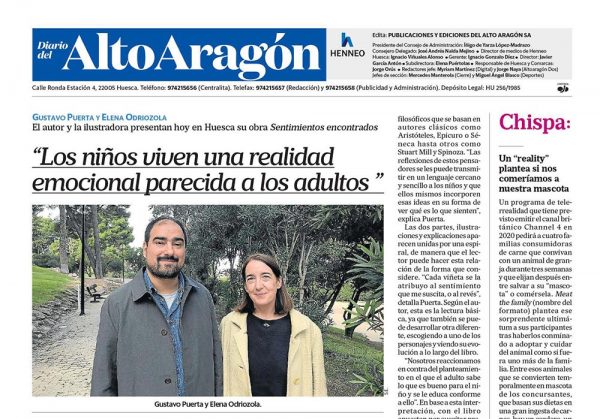 Artículo en Diario Alto Aragón